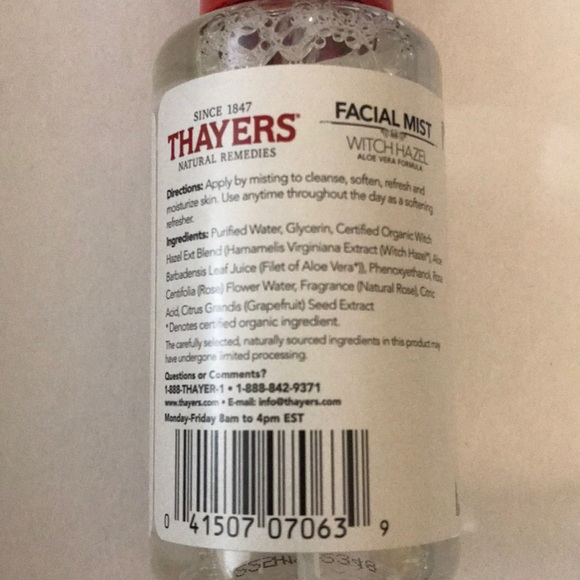 3 for $15 Thayers Witch Hazel Rose Facial Mist - Picture 4 of 4